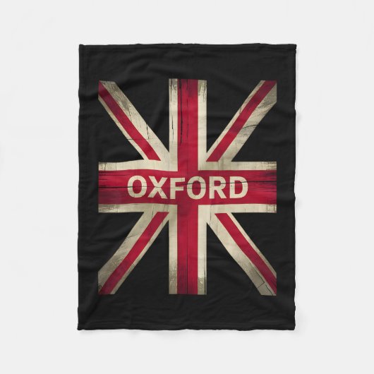 Oxford England Britain Uk History Vacation Souveni Fleecedecke (Vorderseite)