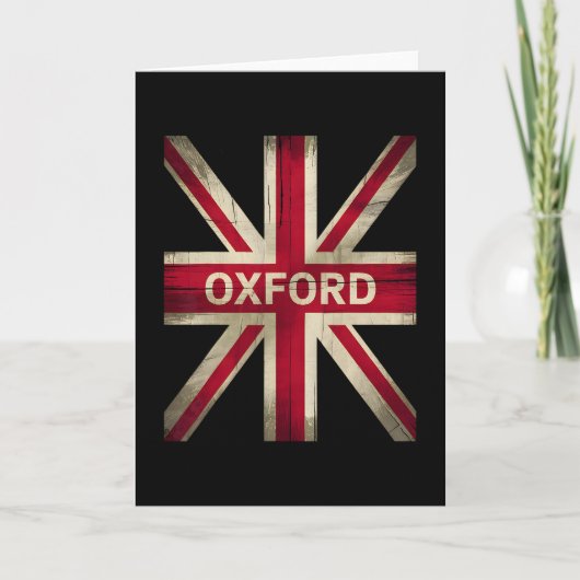 Oxford England Britain Uk History Vacation Souveni Karte (Vorderseite)