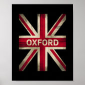 Oxford England Britain Uk History Vacation Souveni Poster (Vorne)