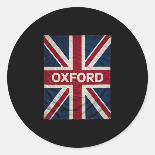 Oxford England Britain Uk History Vacation Souveni Runder Aufkleber (Vorderseite)