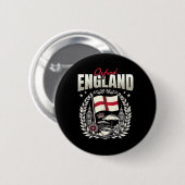 Oxford England Flag Souvenir Oxford Vacation Button (Vorne & Hinten)