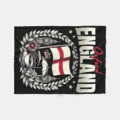 Oxford England Flag Souvenir Oxford Vacation Fleecedecke (Vorderseite (Horizontal))