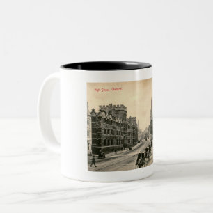 Oxford, England, Großbritannien, Hautpstraße 1905 Zweifarbige Tasse