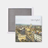 Oxford, England, High St View Magnet (Vorderseite/Rückseite)
