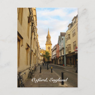Oxford, England Postcard Postkarte