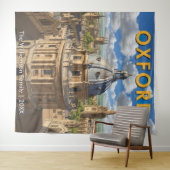 Oxford, England Radcliffe Camera Retro Travel Wandteppich (Beispiel (Horizontal))