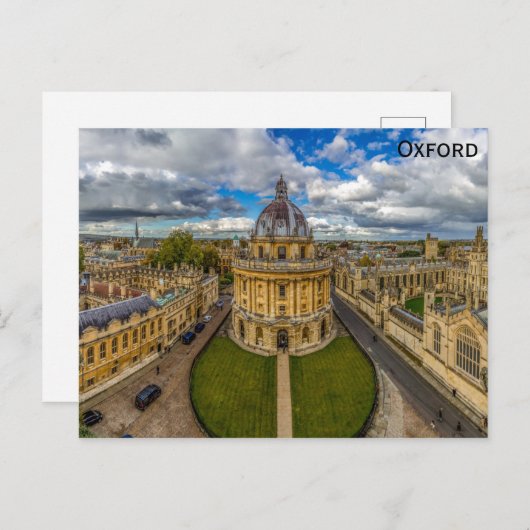 Oxford England Travel Foto Postkarte (Vorne/Hinten)