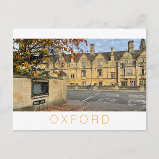 Oxford Feiertagspostkarte