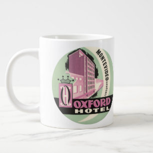 Oxford Hotel, Montevideo, Uruguay, Vintage Reise Jumbo-Tasse