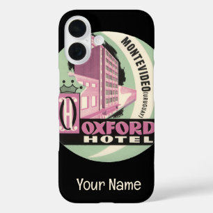Oxford Hotel, Montevideo, Uruguay, Vintage Travel iPhone 16 Hülle