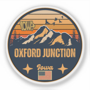 Oxford Junction, Iowa Aufkleber