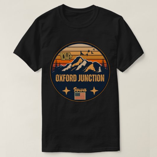 Oxford Junction, Iowa T-Shirt (Design vorne)