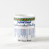 Oxford-Kanal-Weg-Karte (1 von 4) Tasse (Mittel)