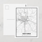 Oxford Karte (Vorne/Hinten)