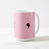 Oxford-Komma Kaffeetasse (VorderseiteRechts)