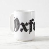 Oxford-Komma-Tasse Kaffeetasse (Vorderseite Links)