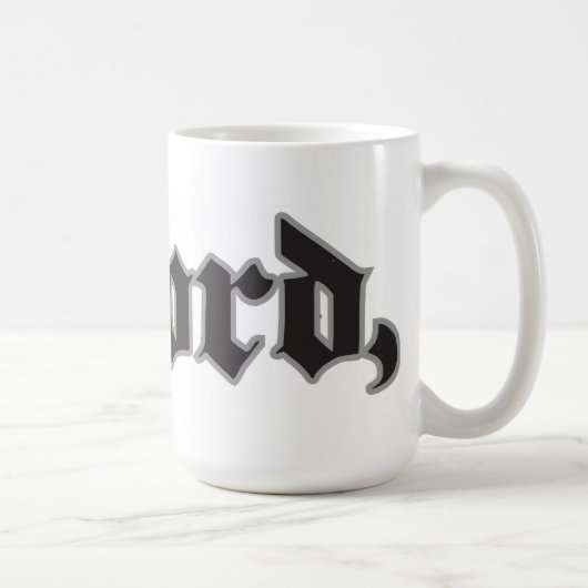 Oxford-Komma-Tasse Kaffeetasse (Rechts)