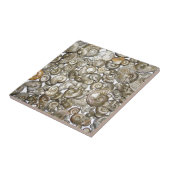 Oxford-Lehmammoniten Fotografie Fliese (Seite)