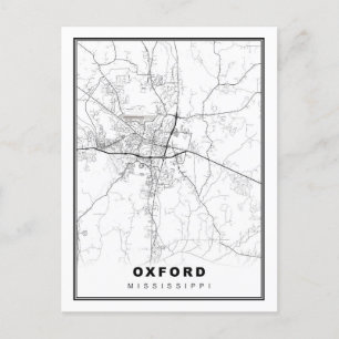 Oxford Map Postkarte
