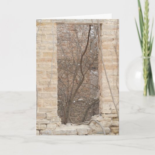 "Oxford Mill Window Vine" Christmas Card Karte (Vorderseite)