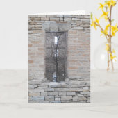 “Oxford Mill Windows” Christmas Card Karte (Gelbe Blume)