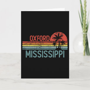 Oxford Mississippi Lustig Usa Stadt Trip Heim Wurz Karte