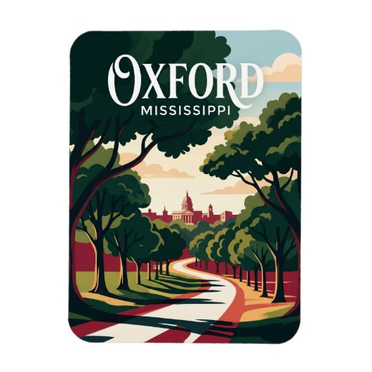 Oxford Mississippi Magnet (Vertikal)