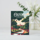 Oxford Mississippi Postkarte (Stehend Vorderseite)