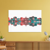 Oxford Mississippi Skyline Leinwanddruck (Insitu (Wohnzimmer))