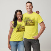 Oxford, NC-Landschaft und Scheune T-Shirt (Unisex)