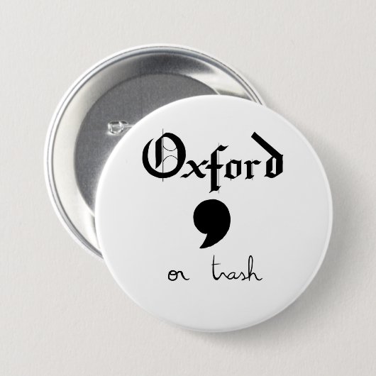 Oxford oder Abfall Button (Vorne & Hinten)