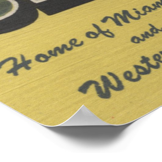 Oxford, Ohio - Miami U & Western Uni Poster (Ecke)