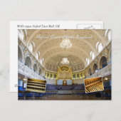 Oxford Orgel Postkarte (Vorne/Hinten)