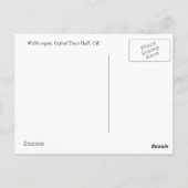 Oxford Orgel Postkarte (Rückseite)