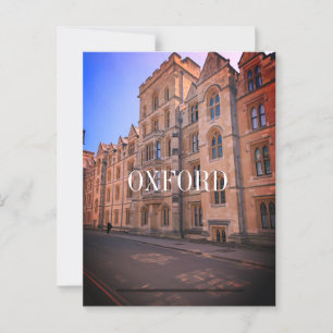 Oxford Postcard Postkarte