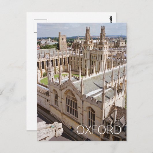 Oxford Postkarte (Vorne/Hinten)