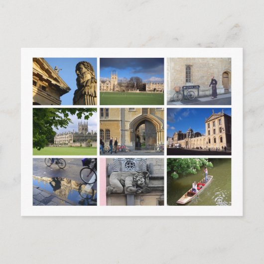 Oxford Postkarte (Vorderseite)