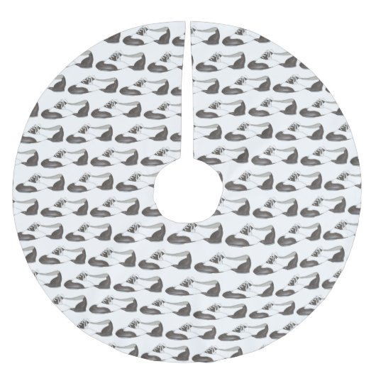 Oxford Stich Dance Teacher Showtapdance Studio Polyester Weihnachtsbaumdecke (Vorderseite)