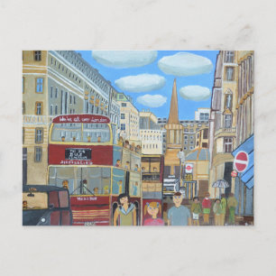Oxford Street London poscard Postkarte