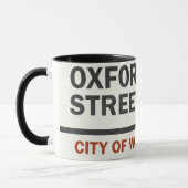 Oxford Street Schild Tasse (Links)