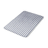 Oxford Stripe Badematte (Schrägansicht)