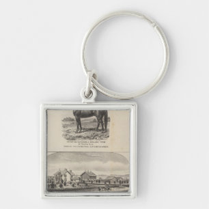 Oxford und Abilene Residences, Kansas Schlüsselanhänger