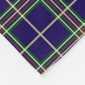 Oxford University Dart Tartan Fleecedecke (Ecke)