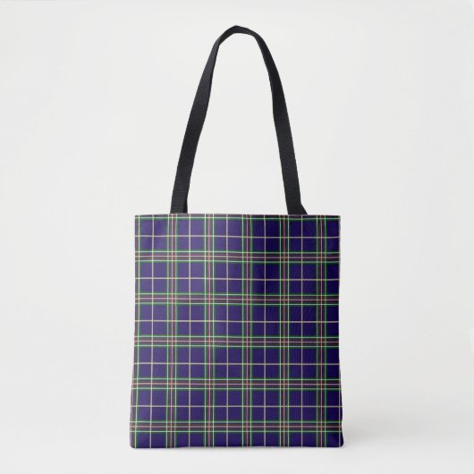 Oxford University Dart Tartan Tasche (Vorderseite)