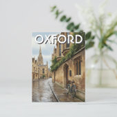 Oxford University England Travel Postkarte (Stehend Vorderseite)