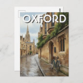 Oxford University England Travel Postkarte (Vorne/Hinten)