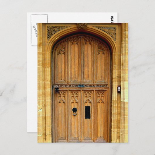 Oxford University - Image für Postkarte (Vorne/Hinten)