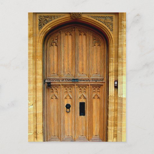 Oxford University - Image für Postkarte (Vorderseite)