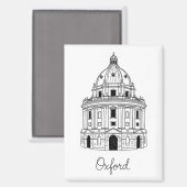 Oxford University Radcliffe Camera England Reise Magnet (Vorderseite/Rückseite)
