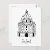 Oxford University Radcliffe Camera England Travel Postkarte (Vorne/Hinten)